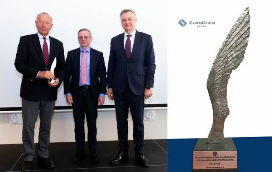Компания Lifosa удостоена титула литовского экспортера года